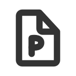File Presentation SVG Icon